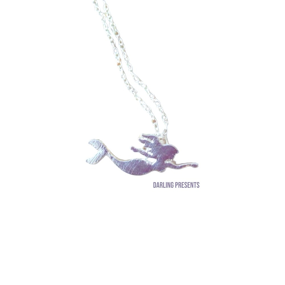Floating Mermaid Necklace Women Color Silver